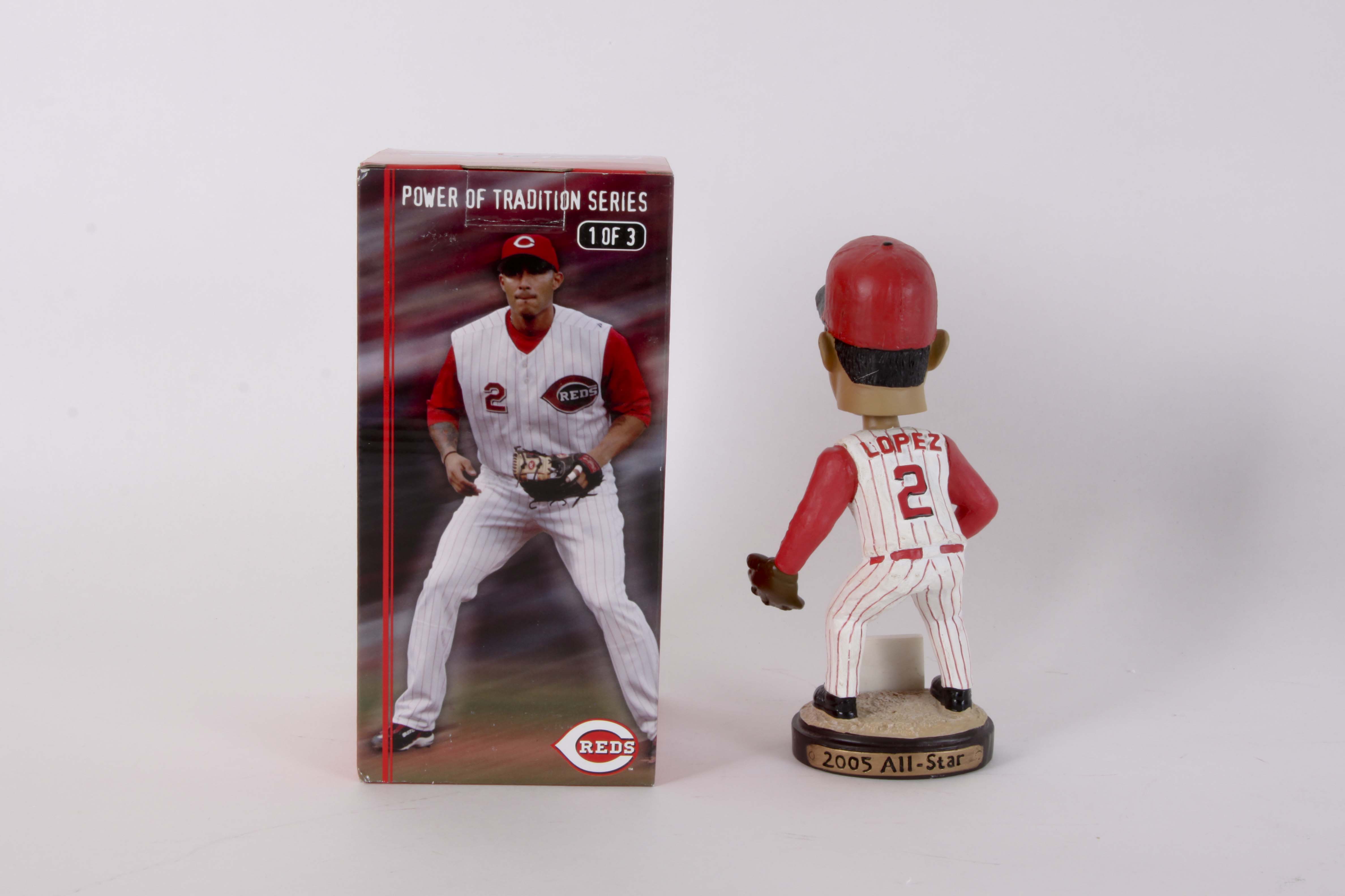 Pete Harnisch, Felipe Lopez and Aaron Harang  Bobbleheads