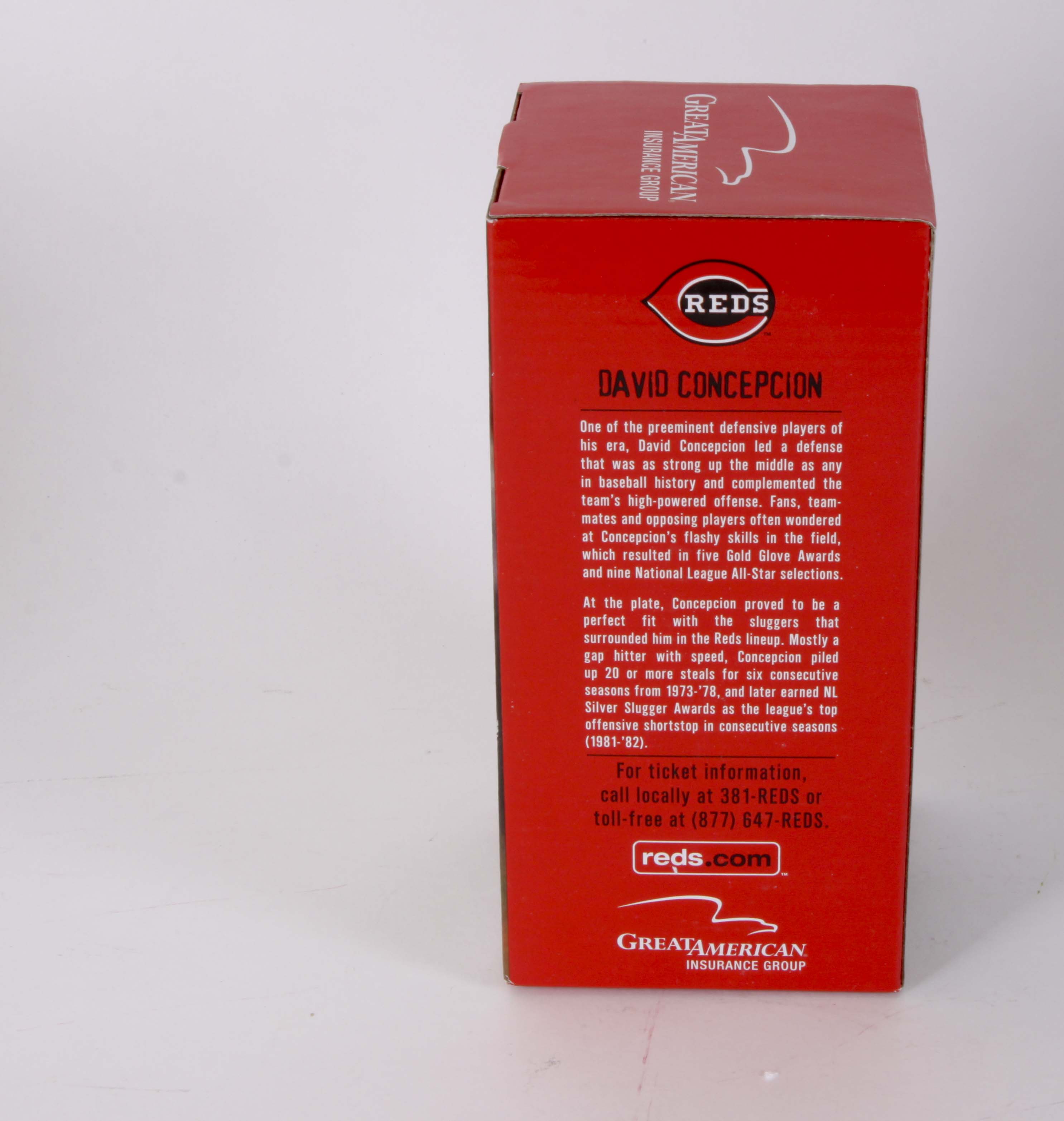 Four Assorted Cincinnati Reds Bobbleheads