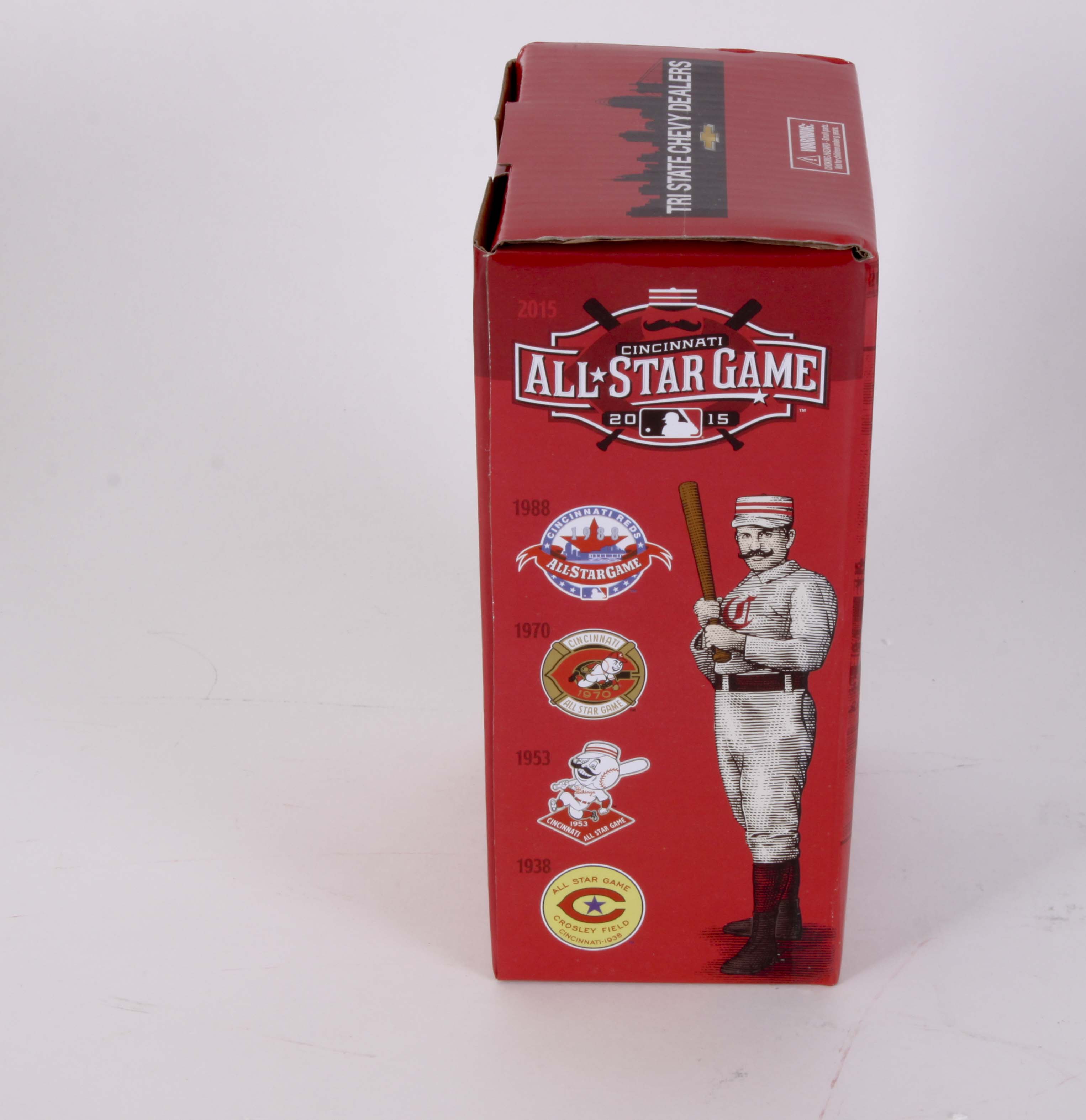 Four Assorted Cincinnati Reds Bobbleheads