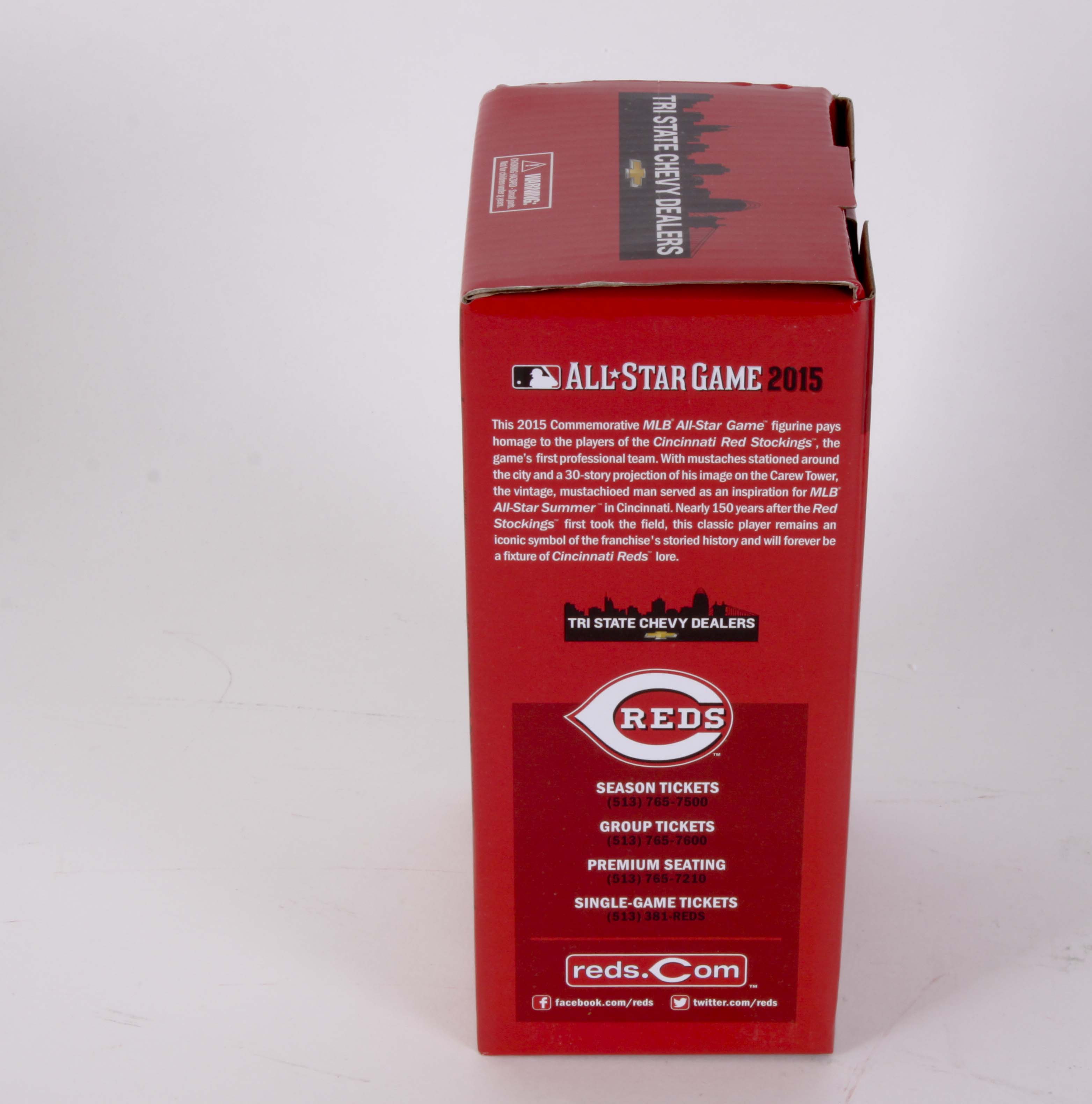 Four Assorted Cincinnati Reds Bobbleheads