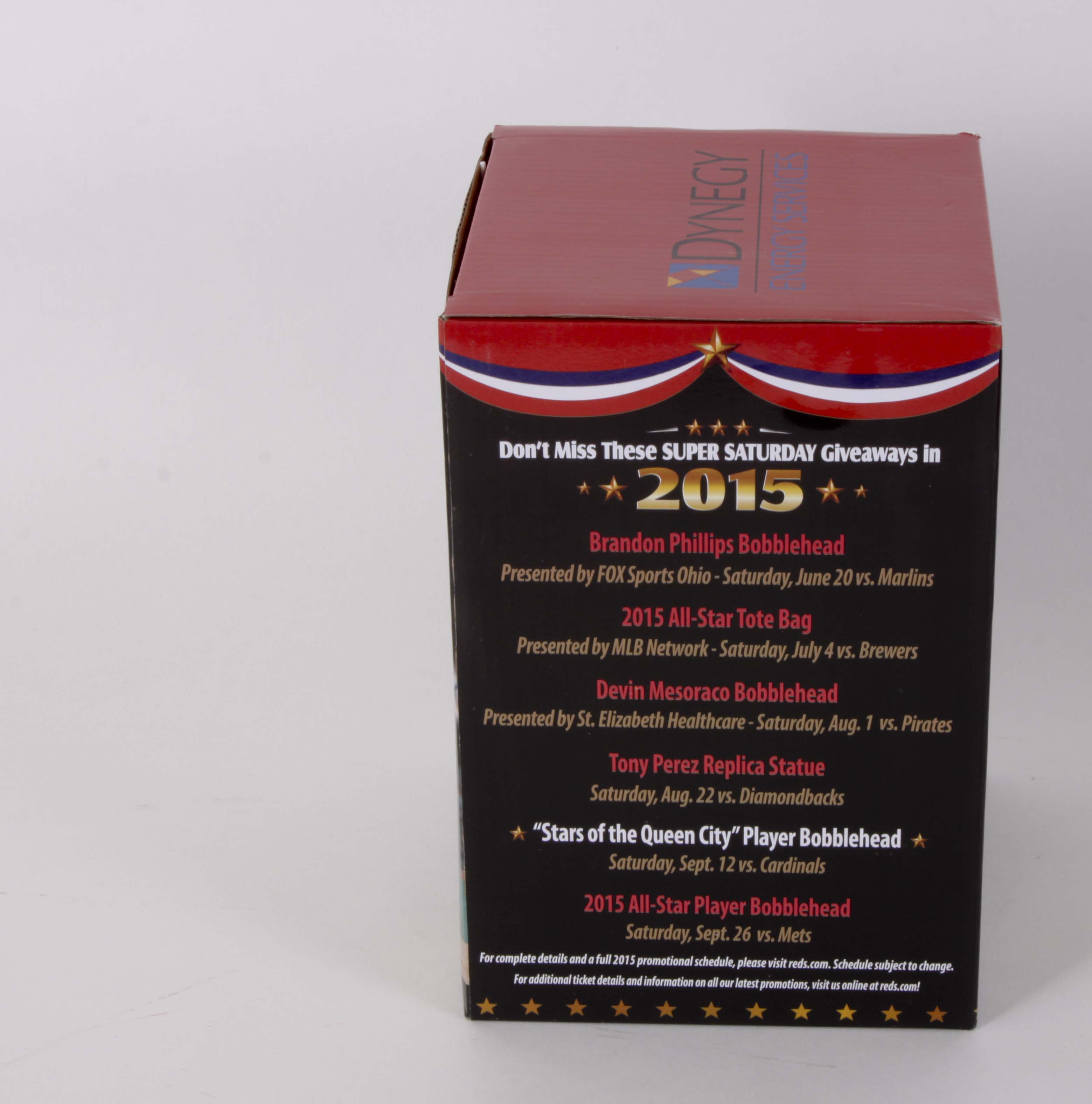 Four Assorted Cincinnati Reds Bobbleheads