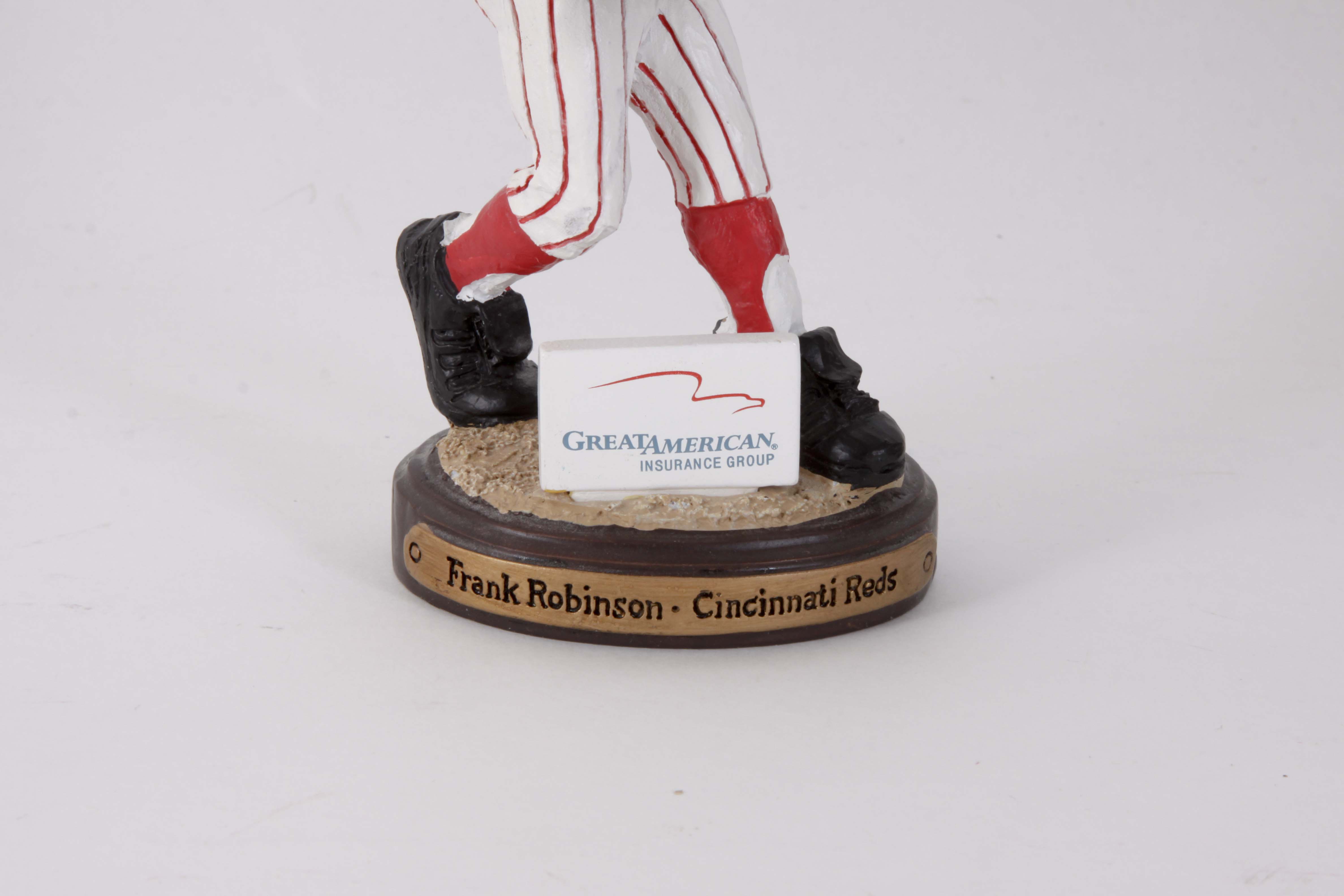 Johnny Bench, Barry Larkin and Frank Robinson Bobbleheads