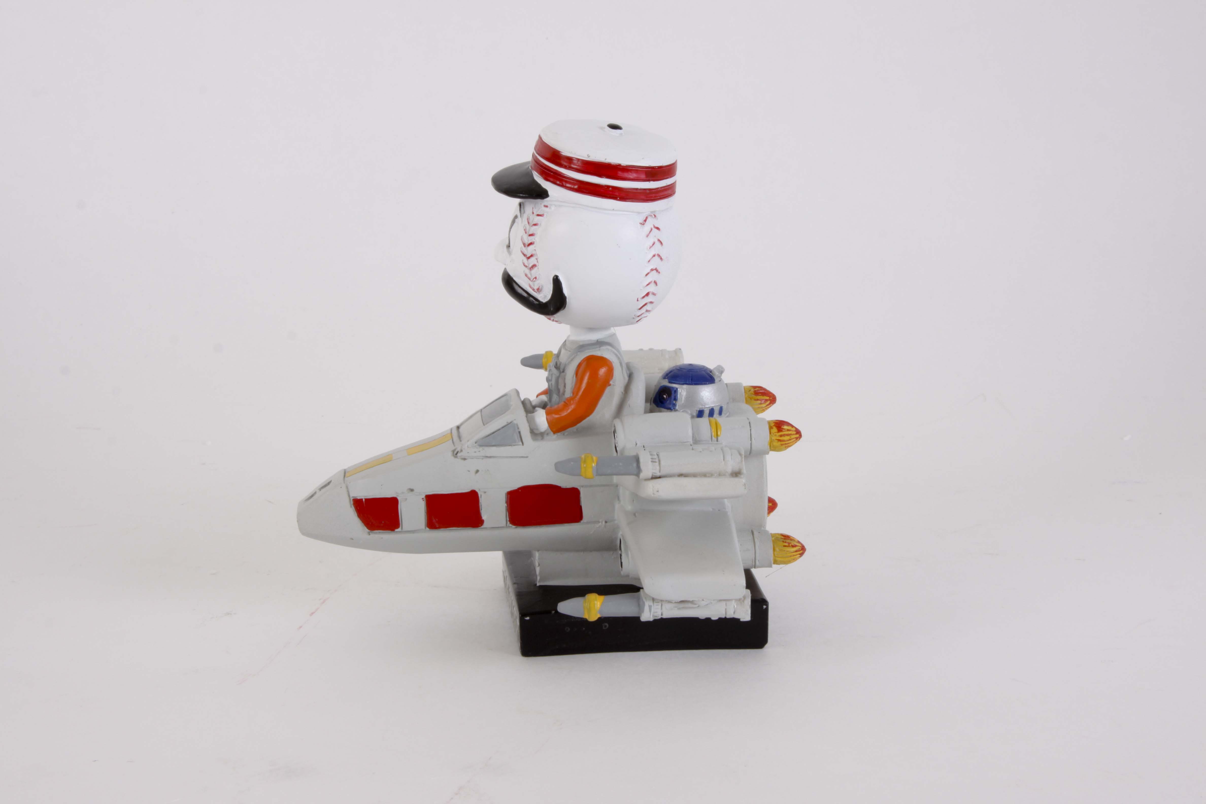 Pair of Cincinnati Reds Mr. Redlegs X-Wing Fighters