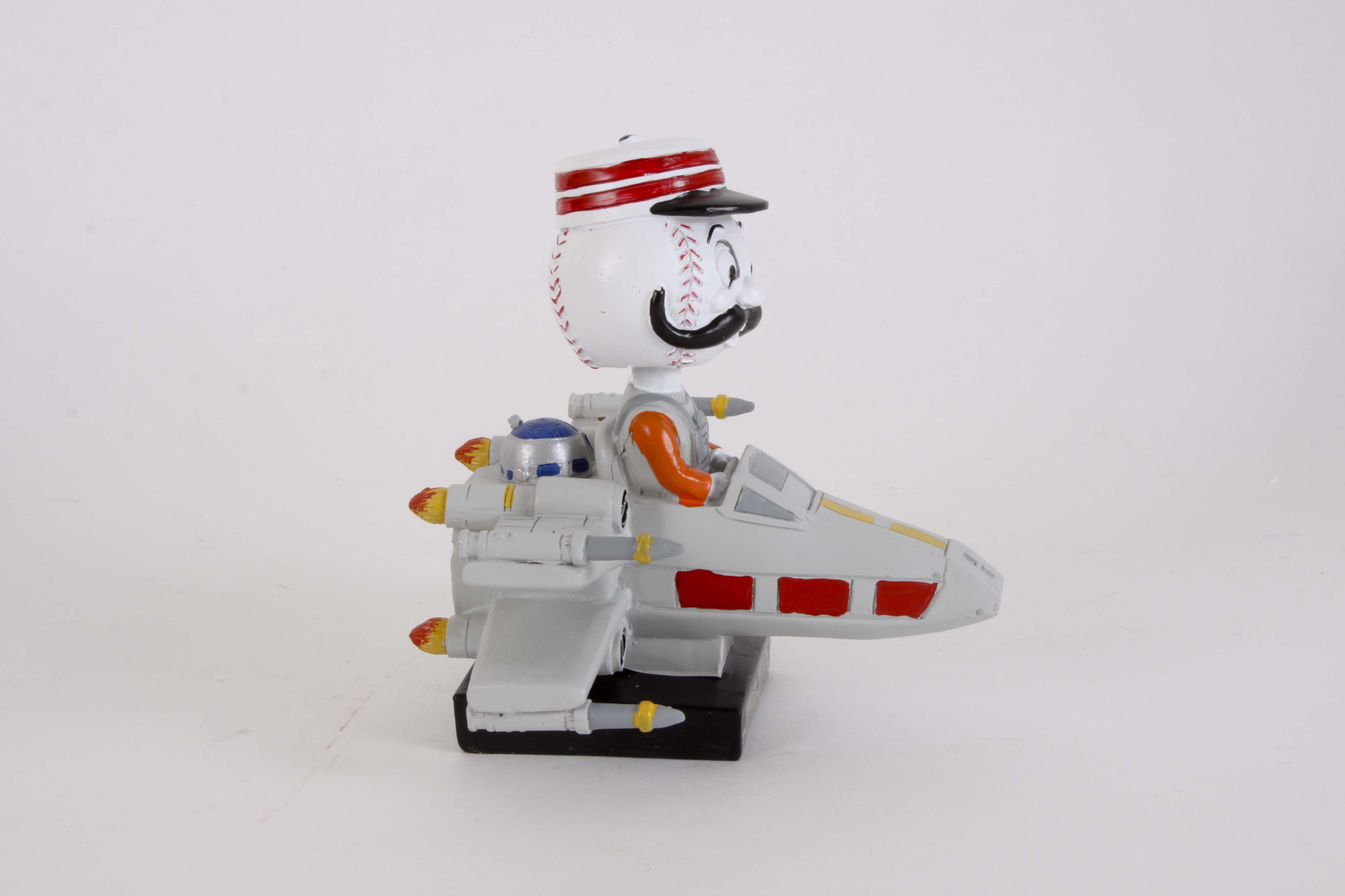 Pair of Cincinnati Reds Mr. Redlegs X-Wing Fighters