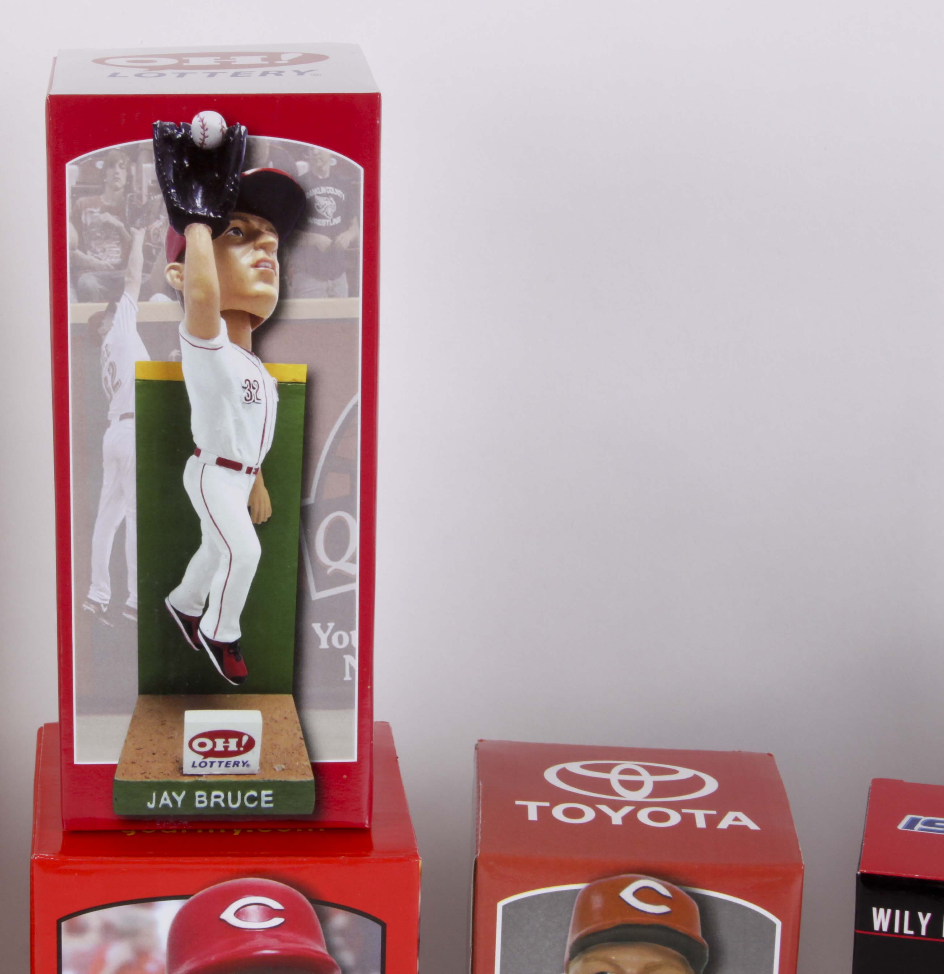 16 Assorted Cincinnati Reds Bobbleheads
