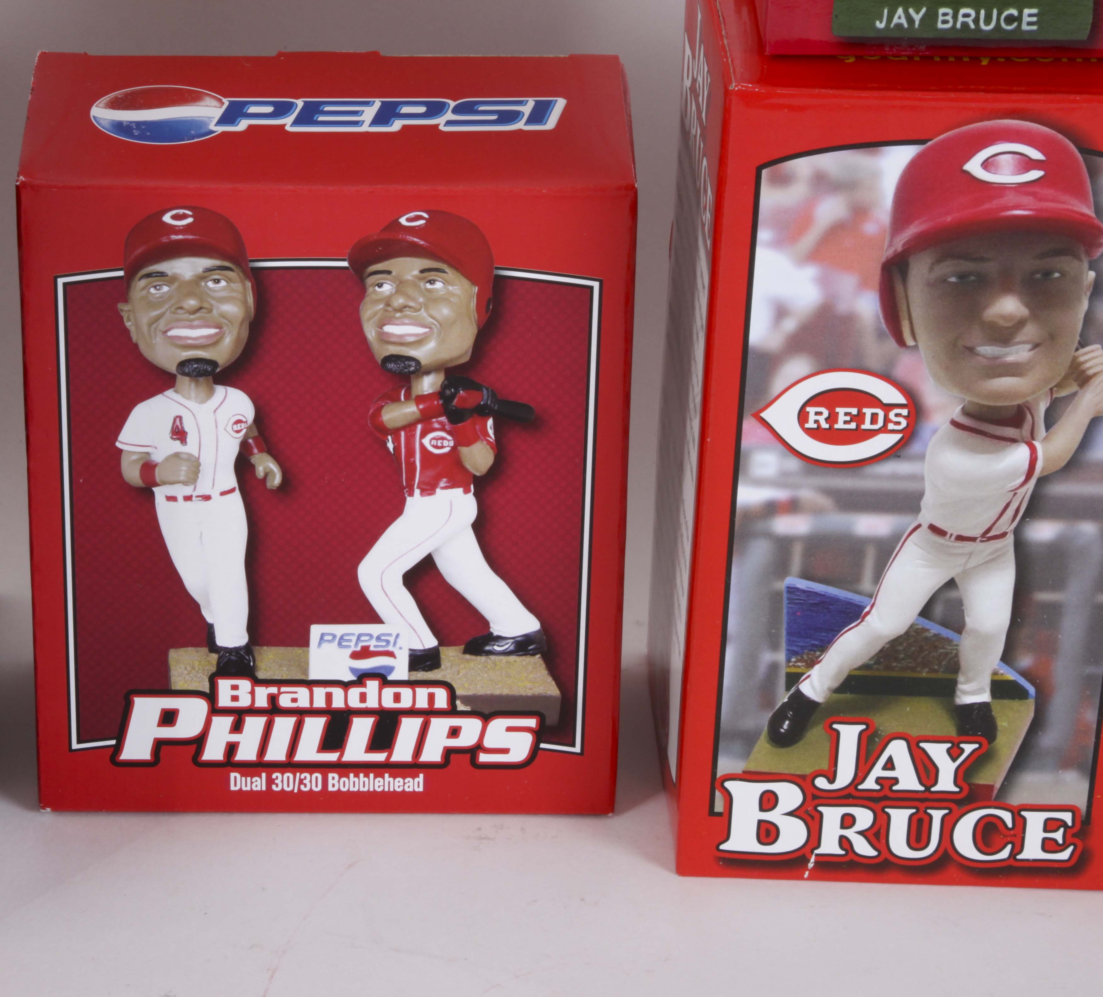 16 Assorted Cincinnati Reds Bobbleheads