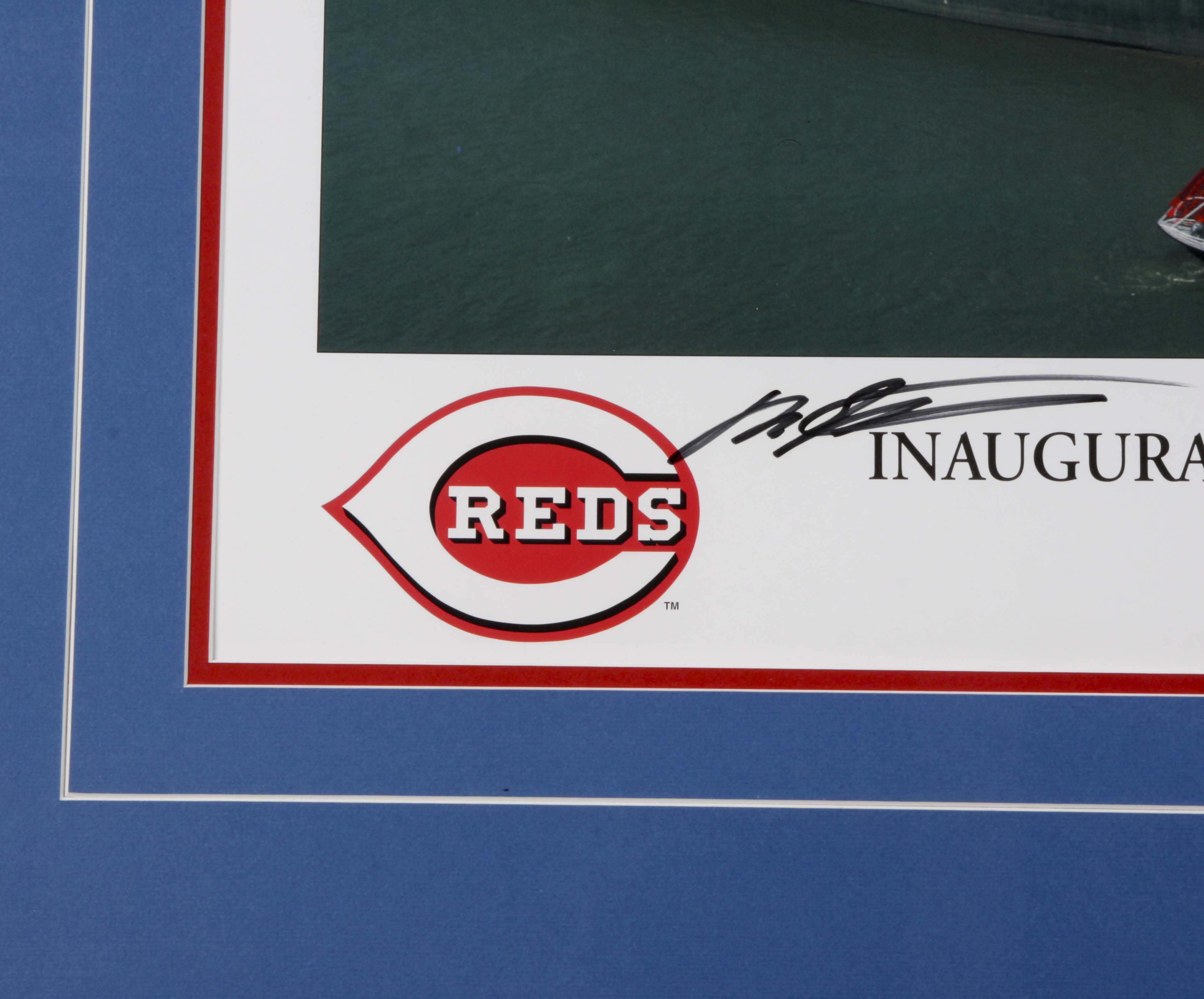 Signed, Numbered L/E Print of Cincinnati Reds Inaugural Game at GABP