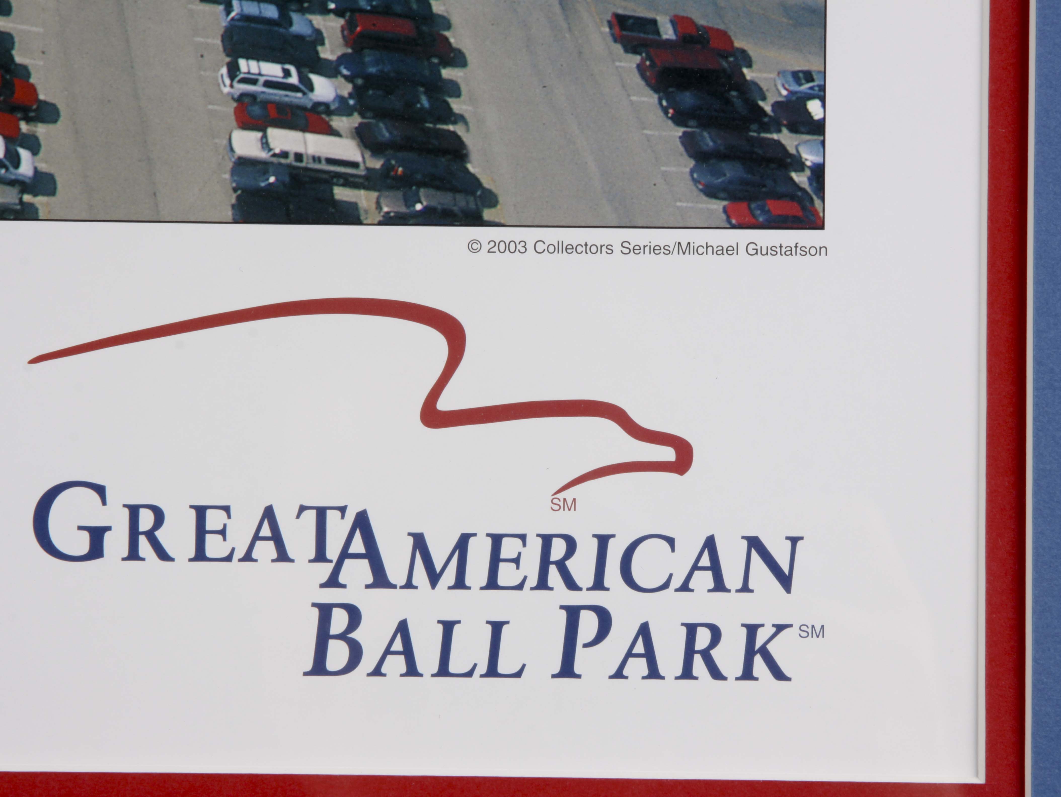 Signed, Numbered L/E Print of Cincinnati Reds Inaugural Game at GABP