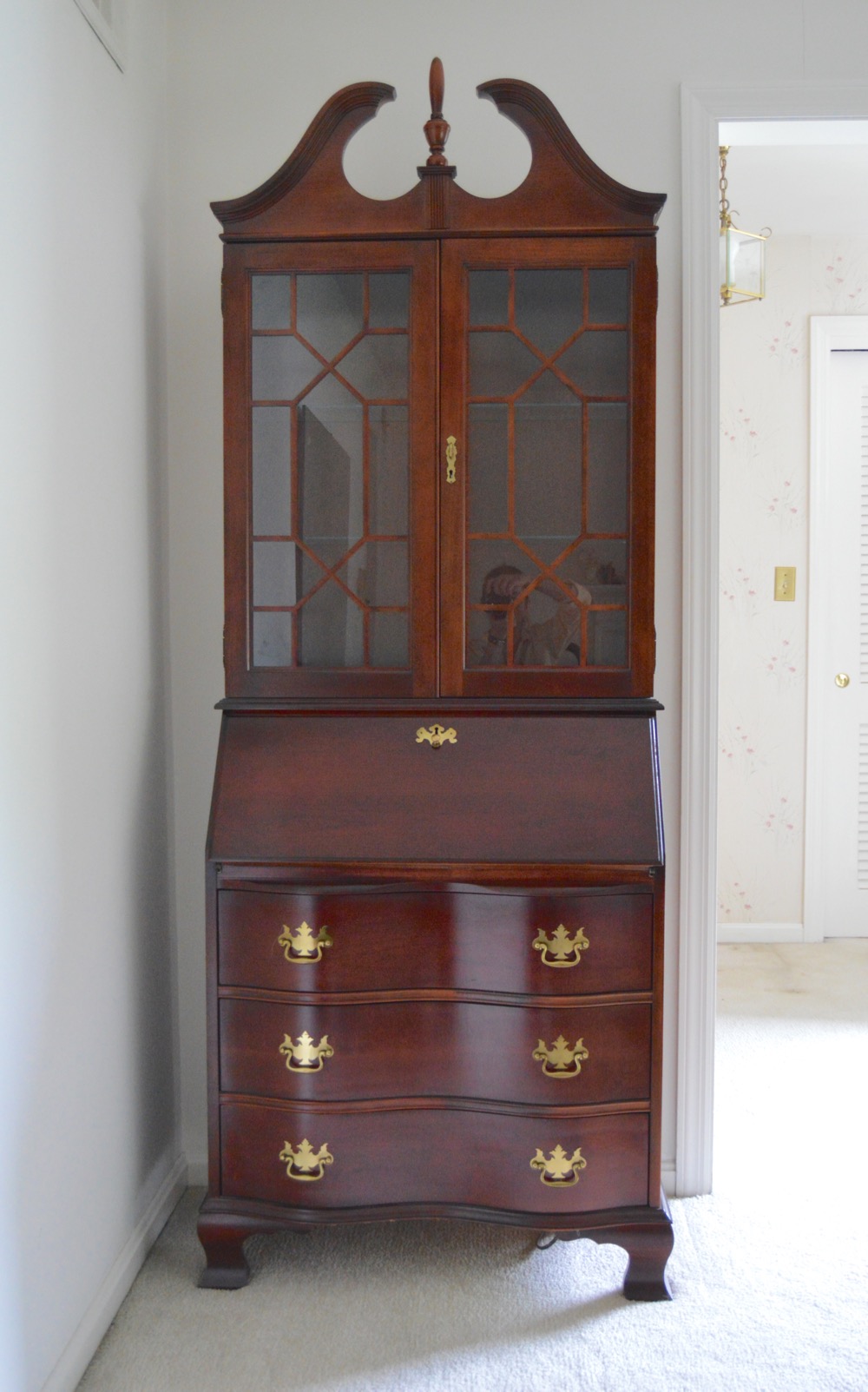 Jasper Cabinet Company Slant-Front Secretary Desk