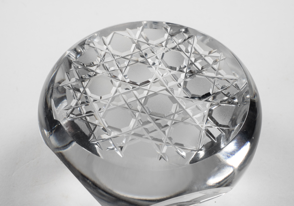 Signed Crystal Paperweights
