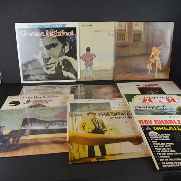 Collection of Thirteen Vinyl Albums