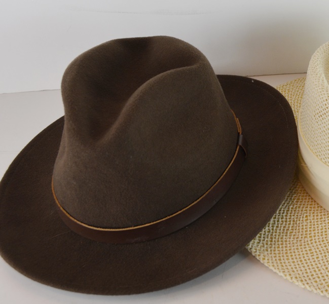 Greg Norman Straw Hat and Two Felt Hats