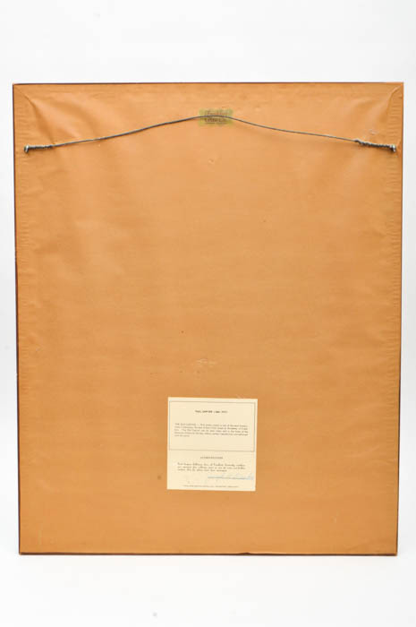 Paul Sawyer "Rainy Day in Frankfort" Offset Lithograph