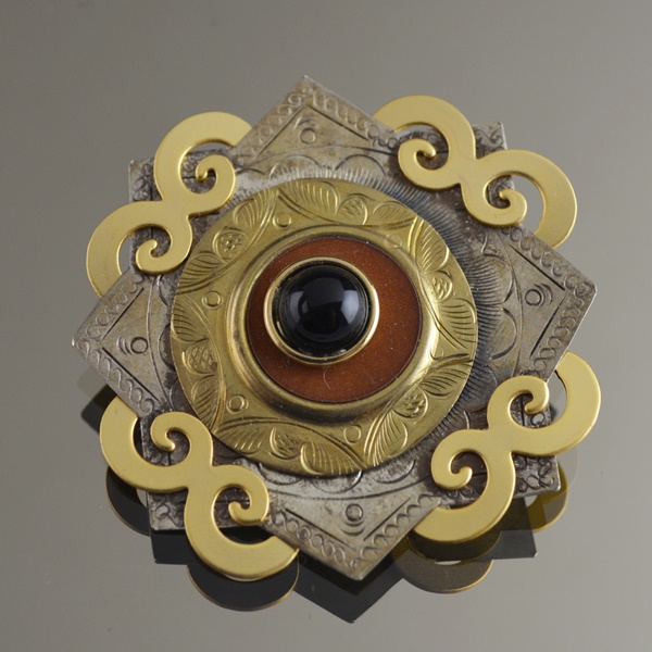 Costume Brooches, Key Chain and Dangle Earrings