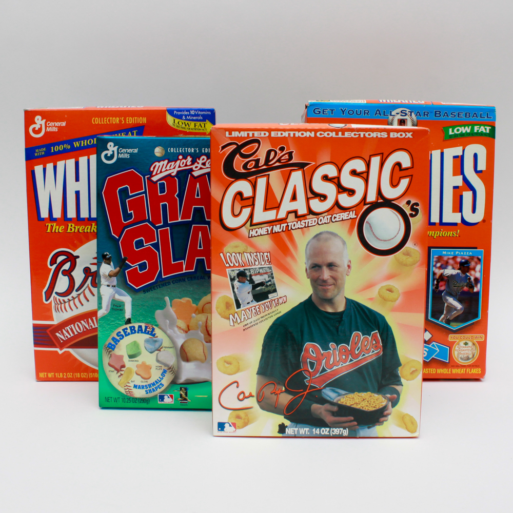 Collectible Baseball Cereal Boxes