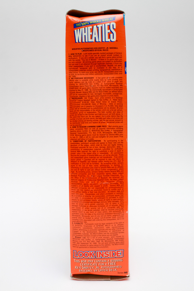 Collectible Baseball Cereal Boxes