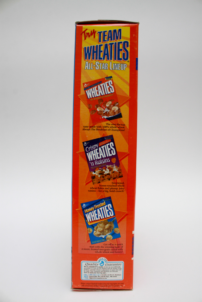 Collectible Baseball Cereal Boxes