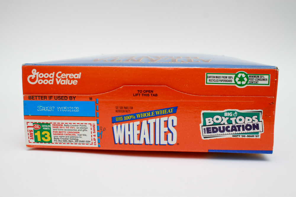 Collectible Baseball Cereal Boxes