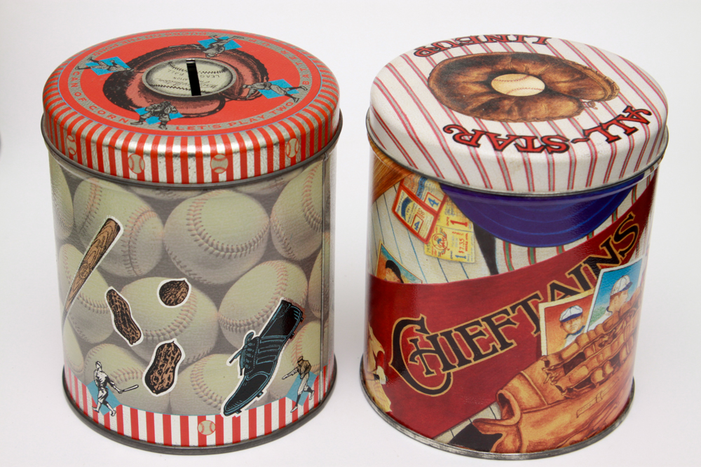 Collectible Baseball Tin Assortment
