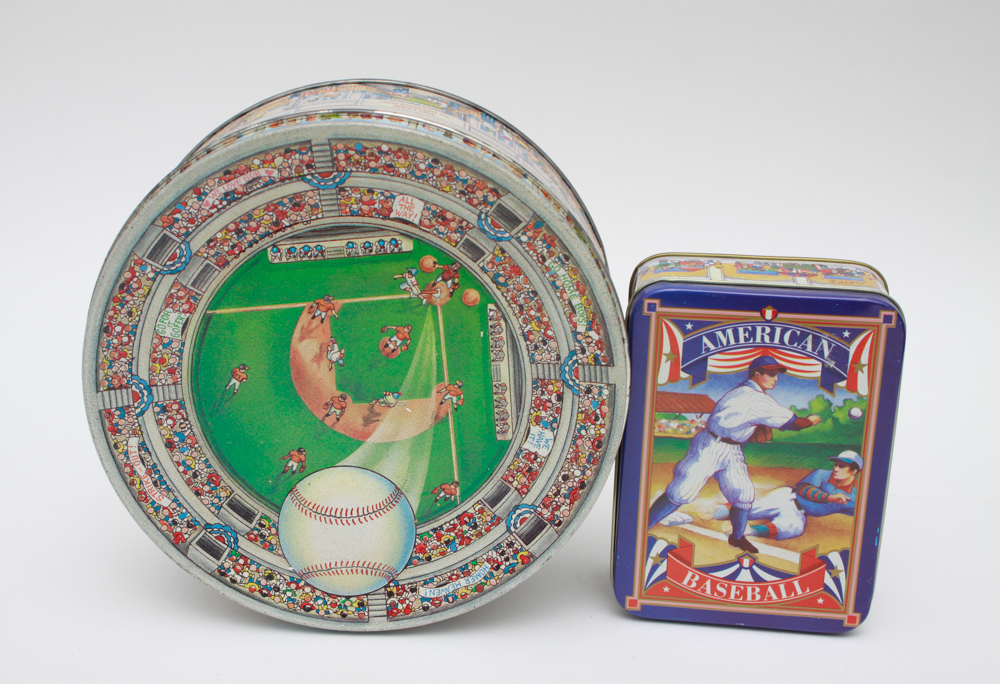 Collectible Baseball Tin Assortment