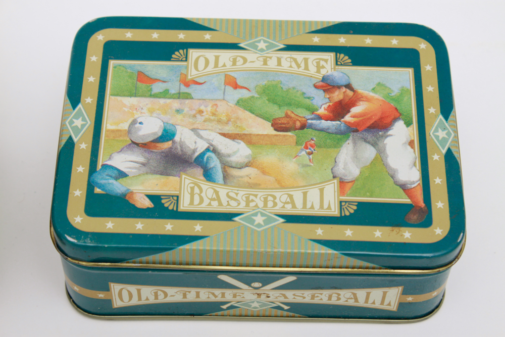 Collectible Baseball Tin Assortment