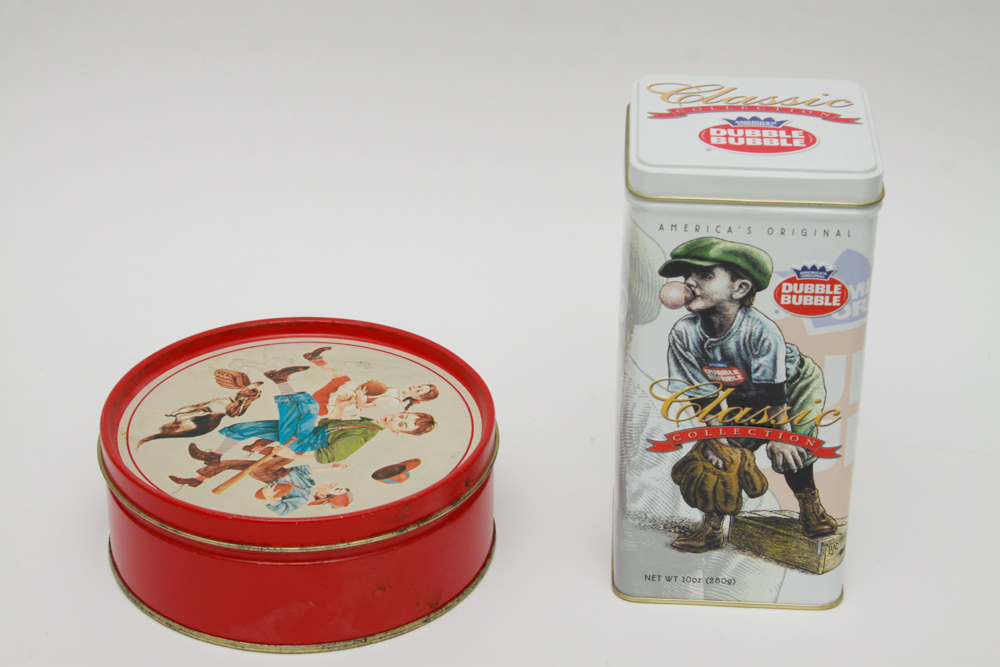 Collectible Baseball Tin Assortment