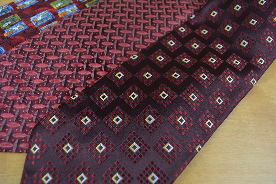 Three Ermenegildo Zegna Men's Silk Ties