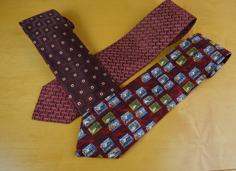 Three Ermenegildo Zegna Men's Silk Ties
