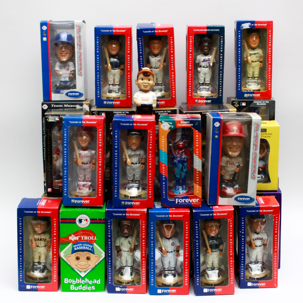 MLB Baseball Bobblehead Collection in Boxes