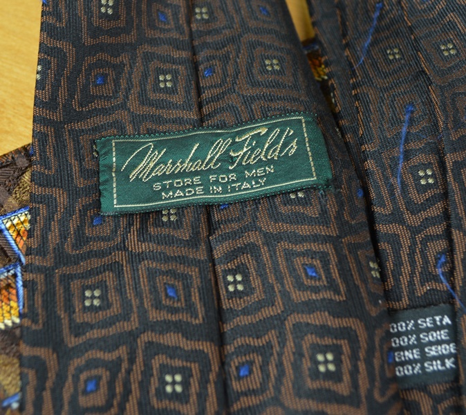 Three Men's Silk Ties Including Ermenegildo Zegna