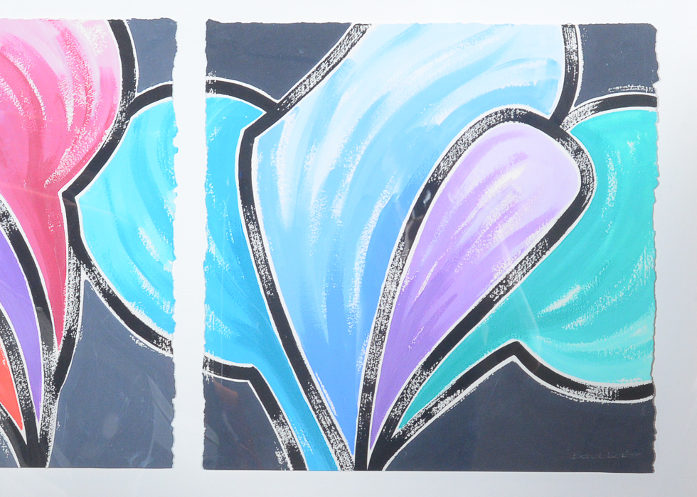 Original Signed Painting on Paper