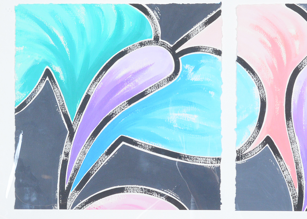 Original Signed Painting on Paper