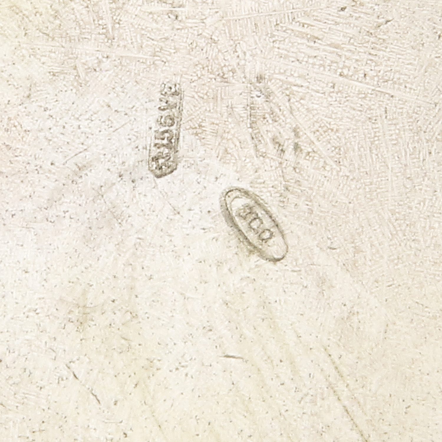 Antique 900 Silver Venetian Glass Pill Box