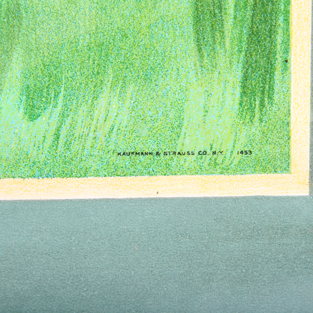 Vintage Anheuser-Busch Budweiser Girl Advertisement Print