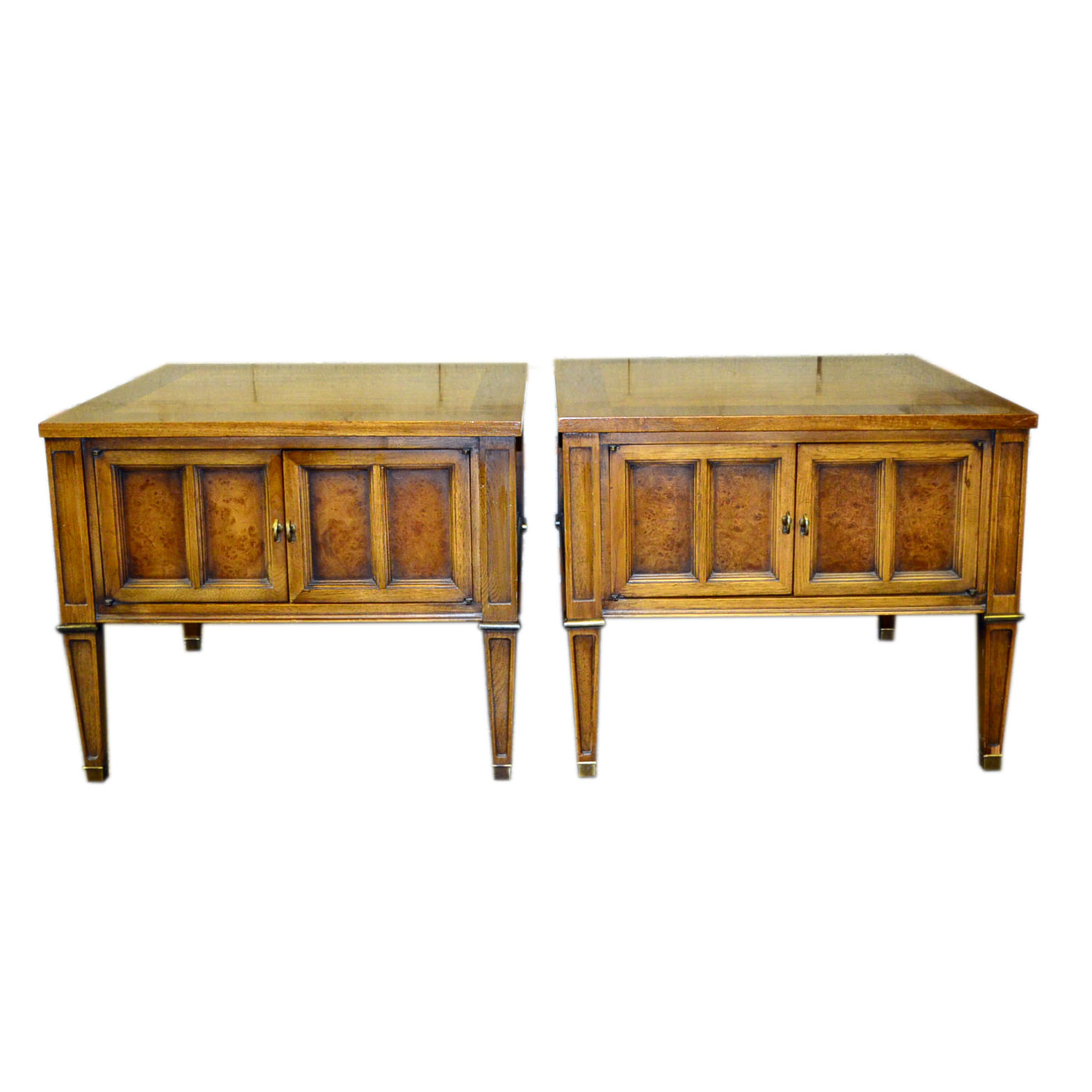 Pair of Hollywood Regency End Tables
