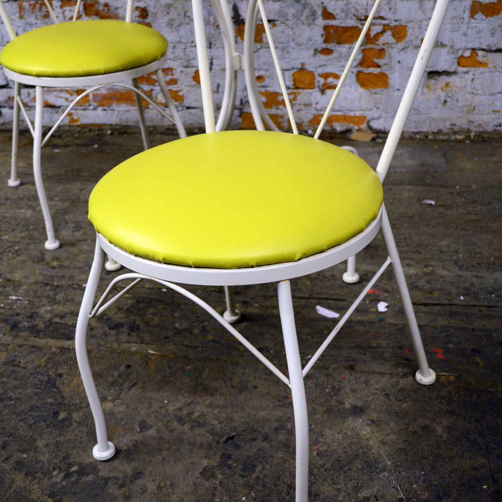 Set of Contemporary Outdoor Cafe Table and Chairs