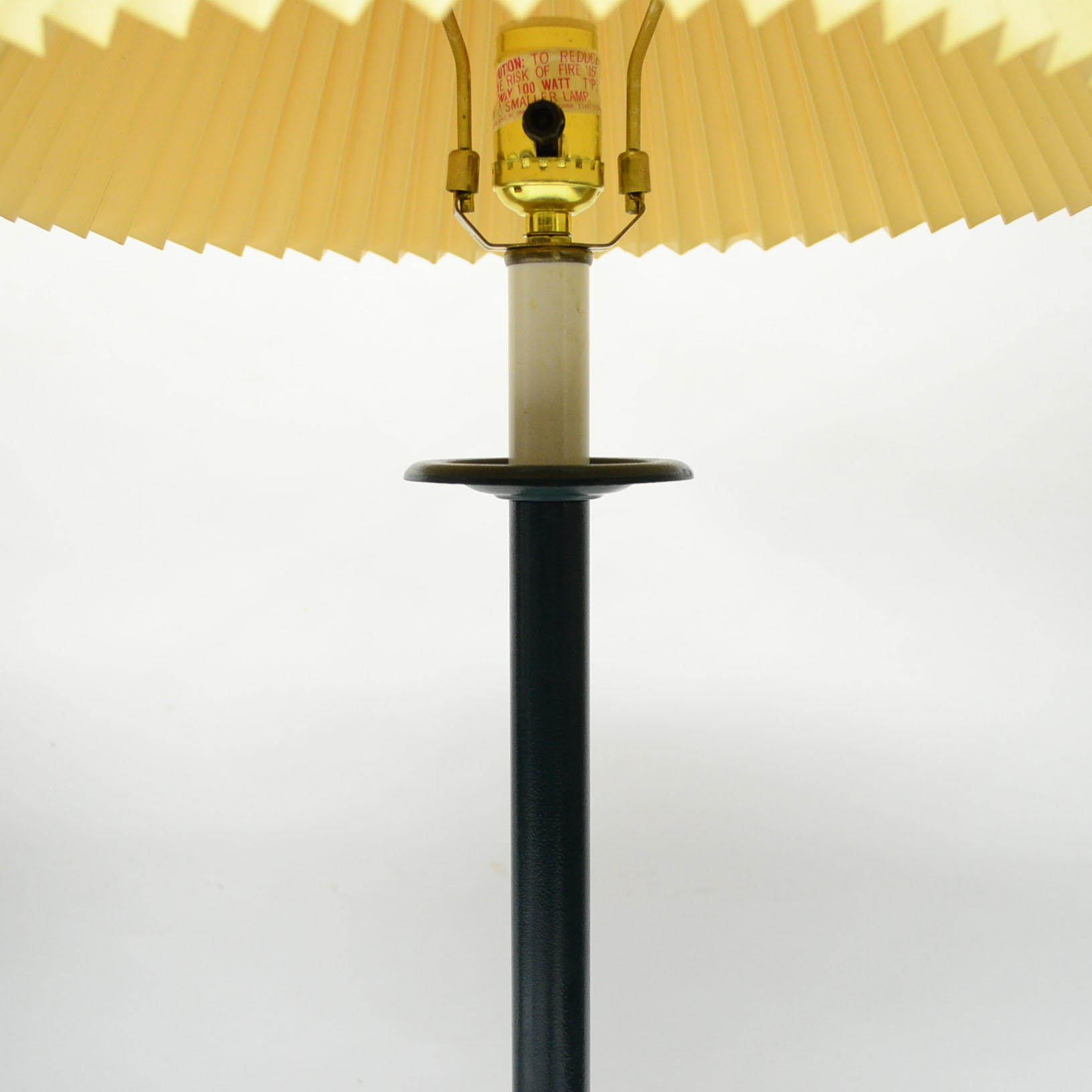 Pair of Hunter Green Metal Table Lamps