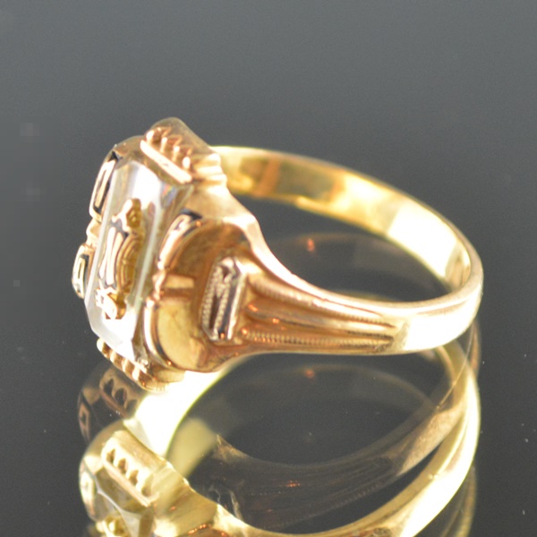 10K Yellow Gold 1960 Neosho Class Ring