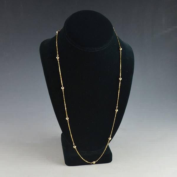 14K Yellow Gold Figaro Chain Necklace