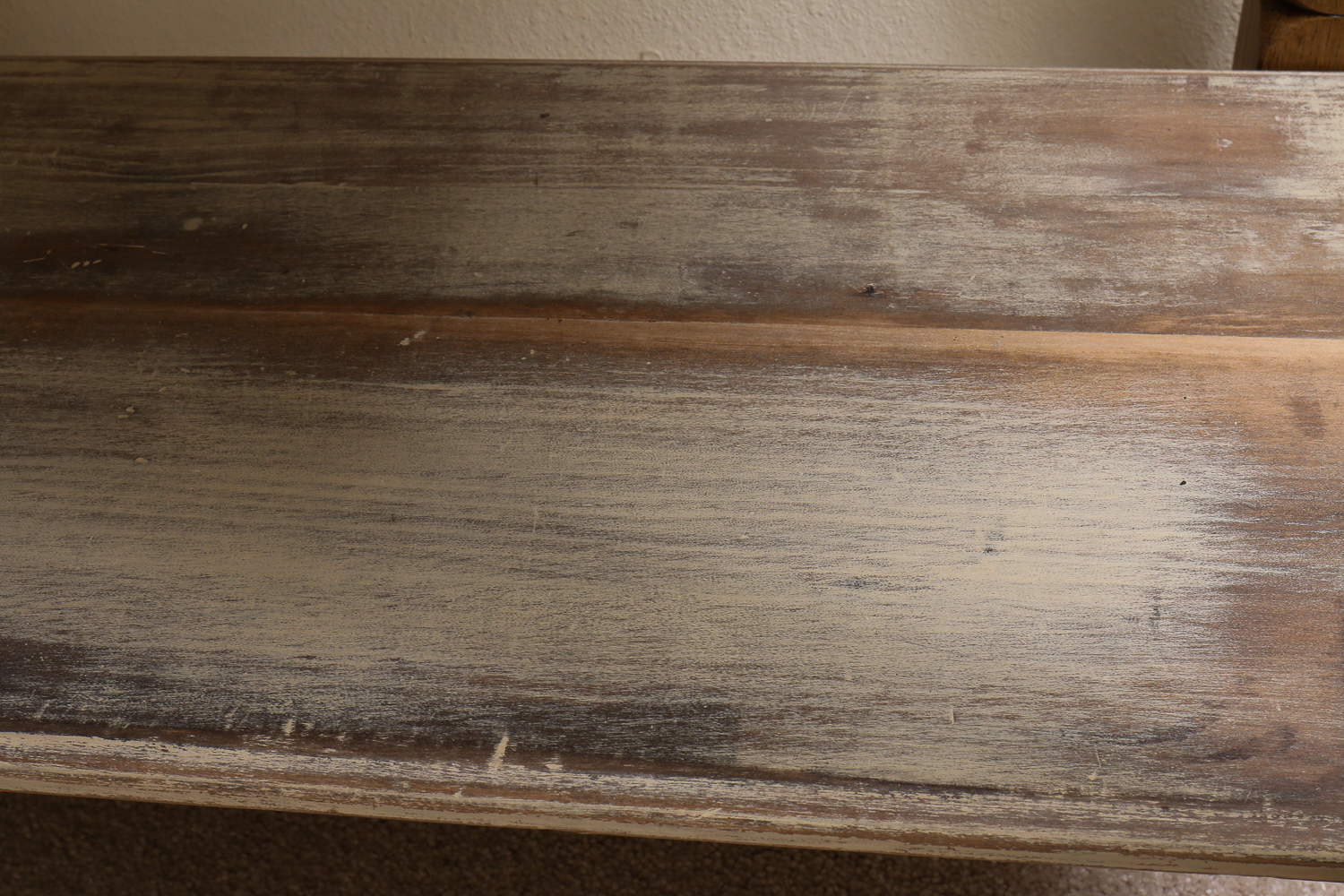 Antique Oak Wash Stand with Ceramic Basin