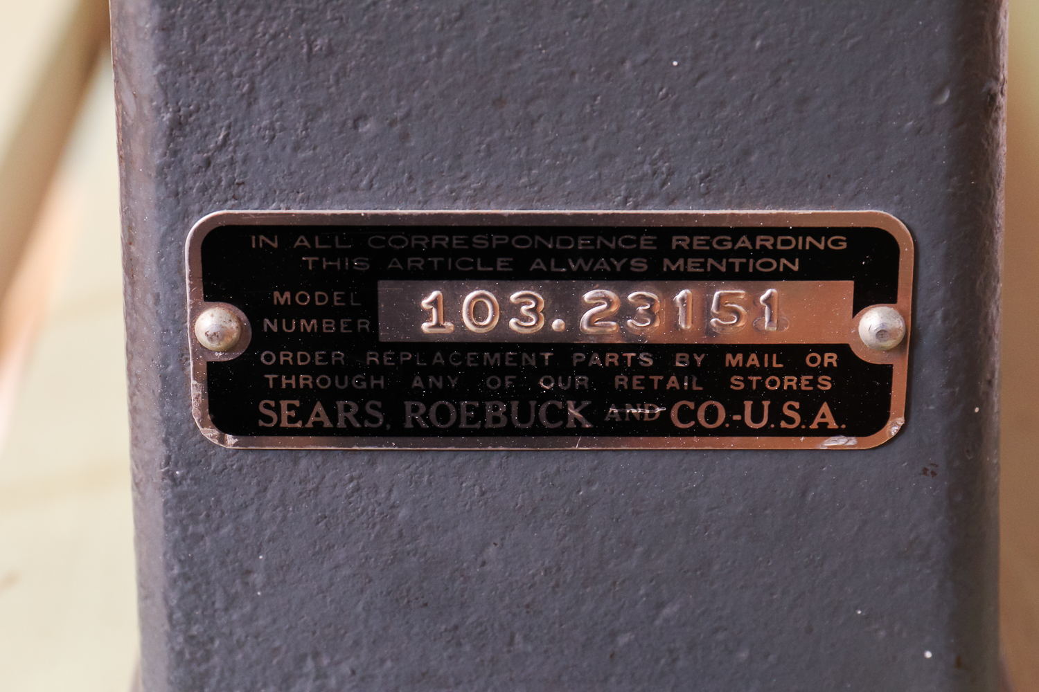 Vintage Craftsman Band Saw with Stand