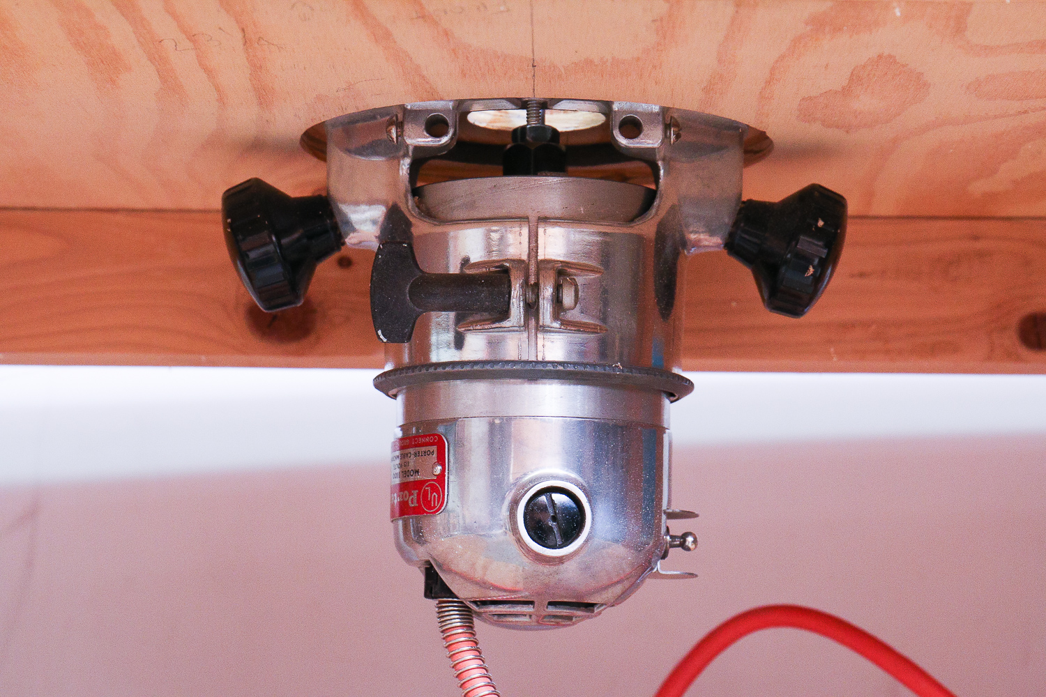 Porter-Cable Router, Magic Aire Compressor, and Table