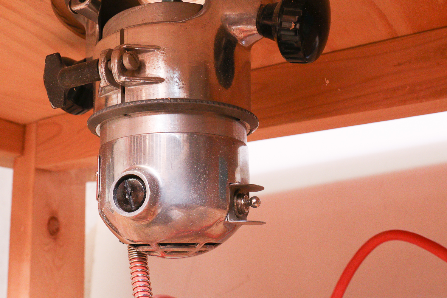 Porter-Cable Router, Magic Aire Compressor, and Table