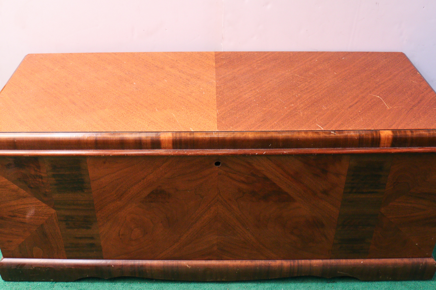 Vintage Lane Cedar Chest and Jewelry Box