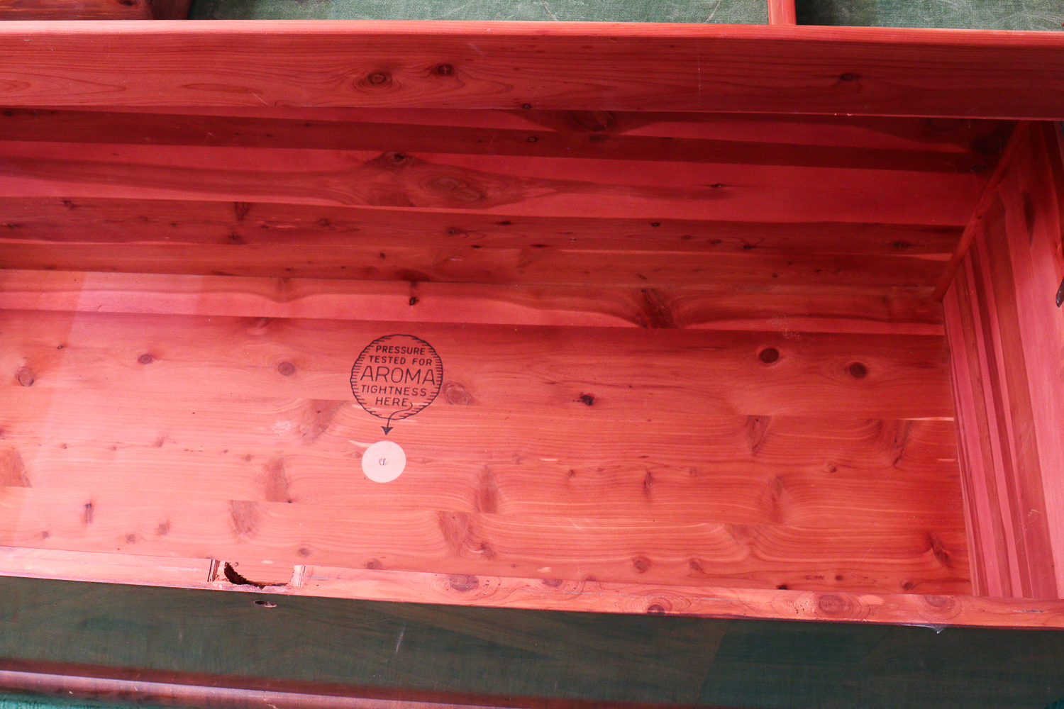 Vintage Lane Cedar Chest and Jewelry Box