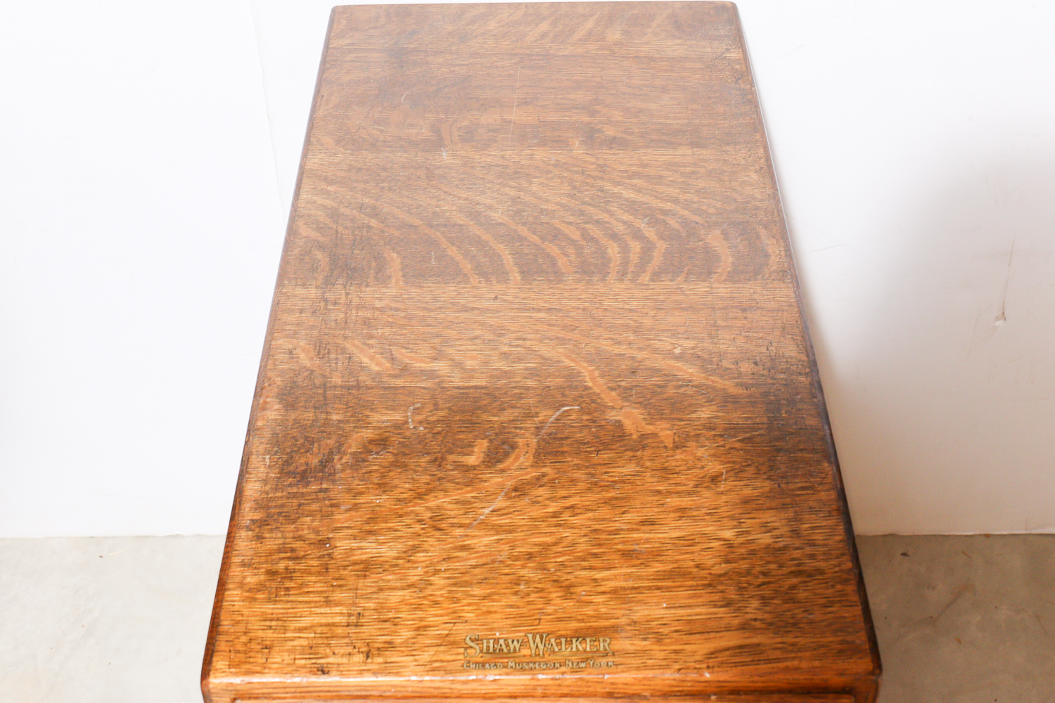 Vintage Shaw Walker File Cabinet