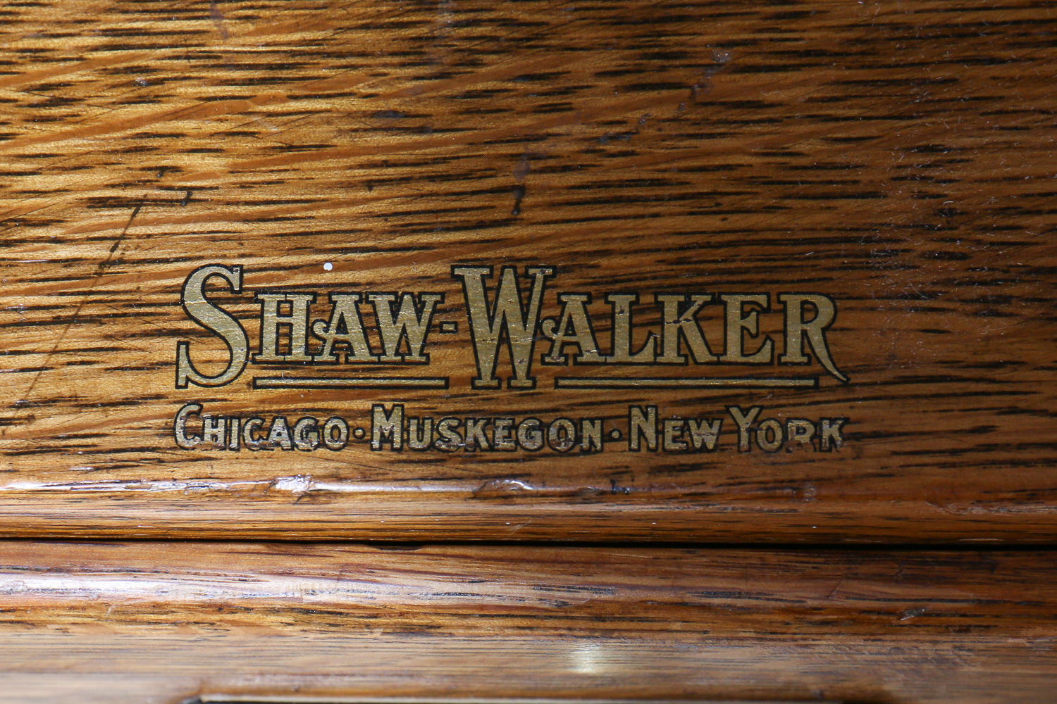 Vintage Shaw Walker File Cabinet