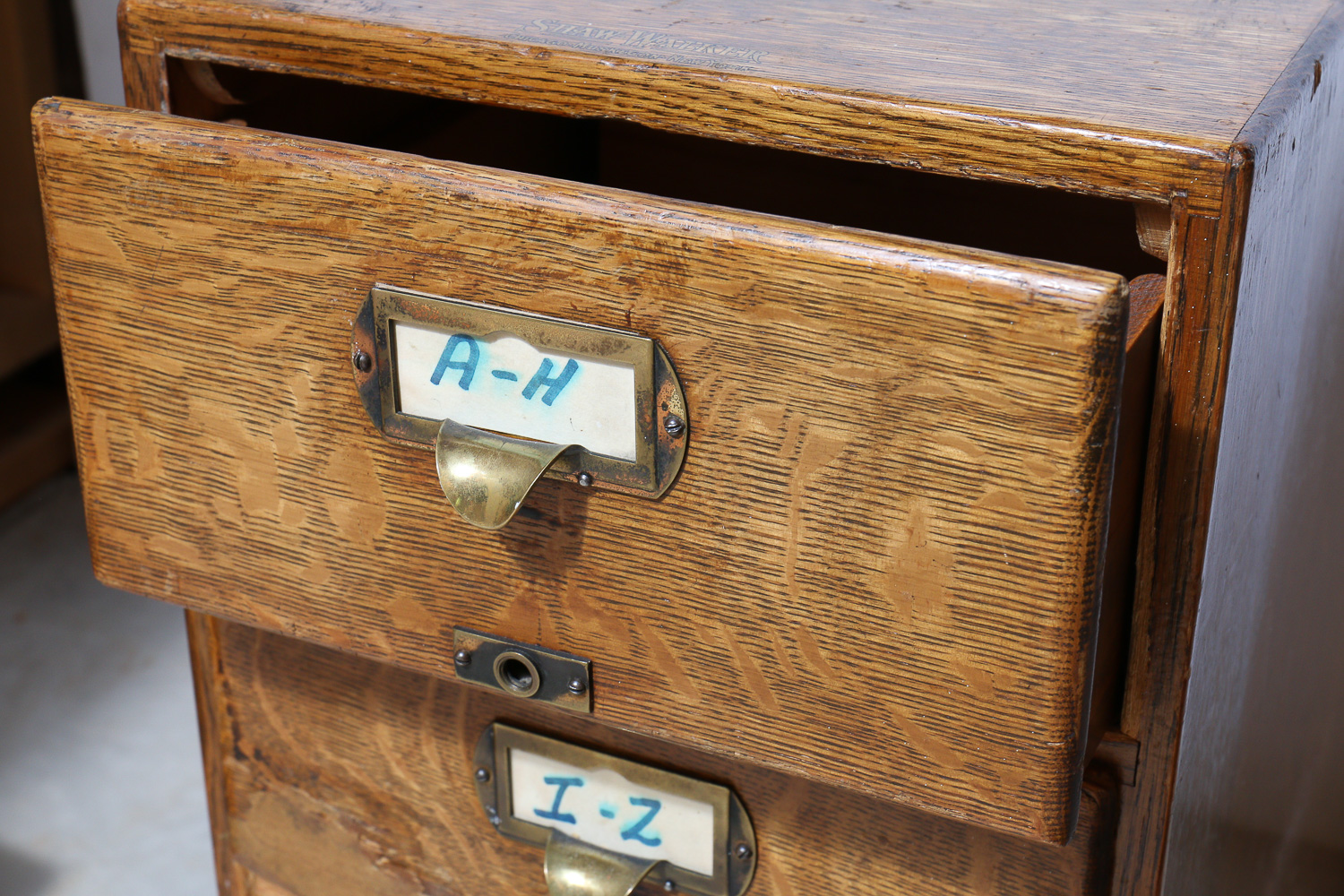 Vintage Shaw Walker File Cabinet