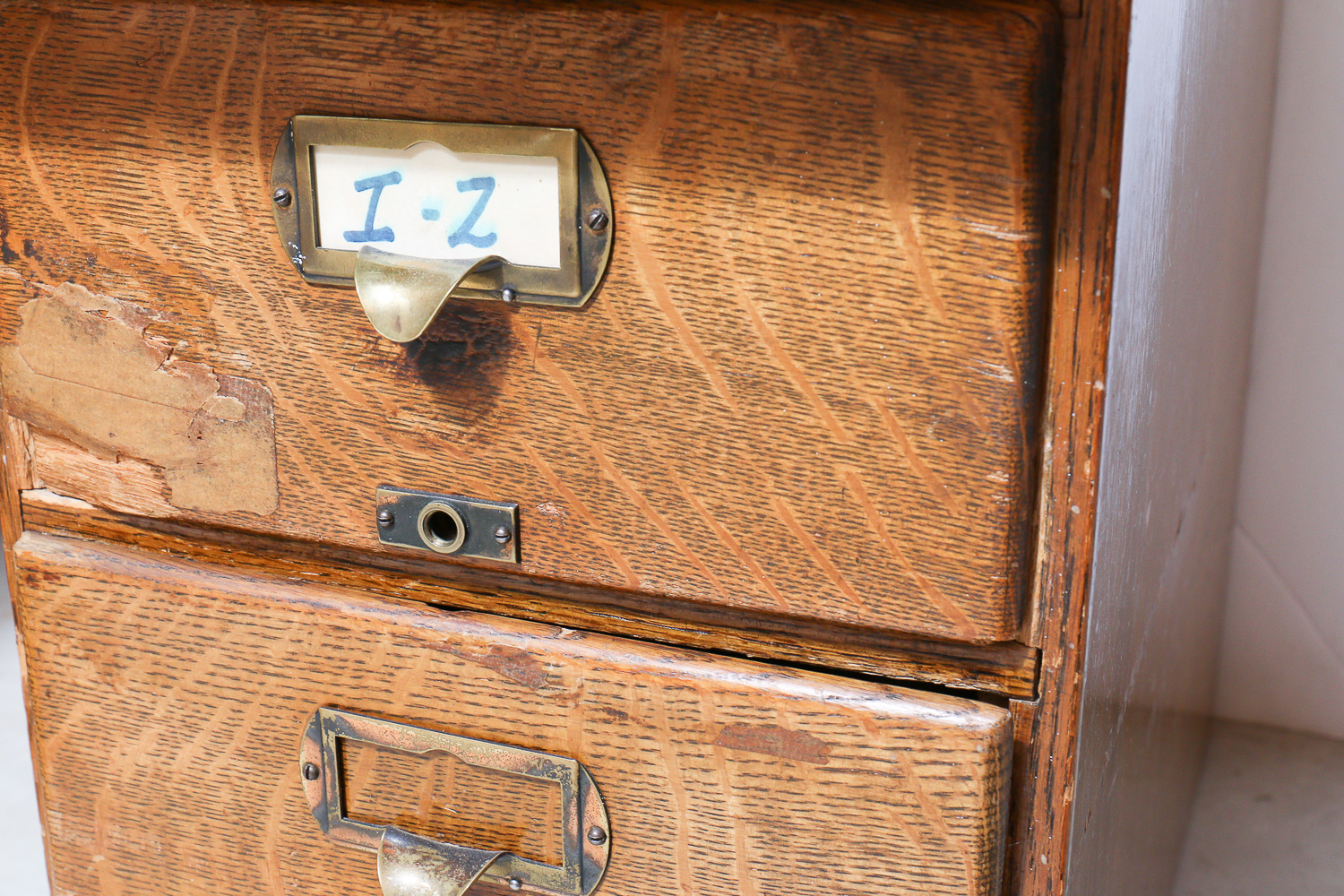 Vintage Shaw Walker File Cabinet