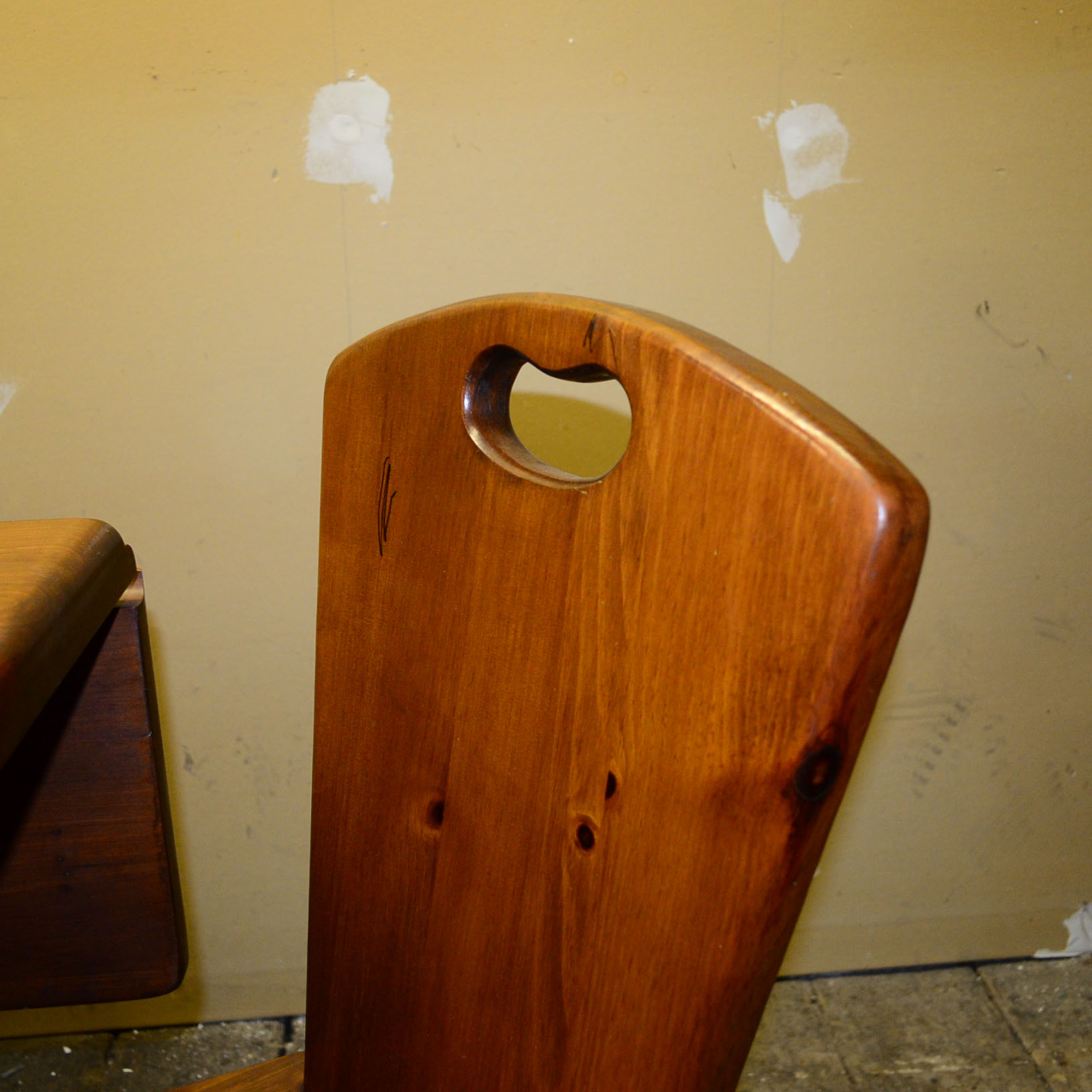 Smith & Drake Co. Drop Leaf Trestle Dining Table and Chairs